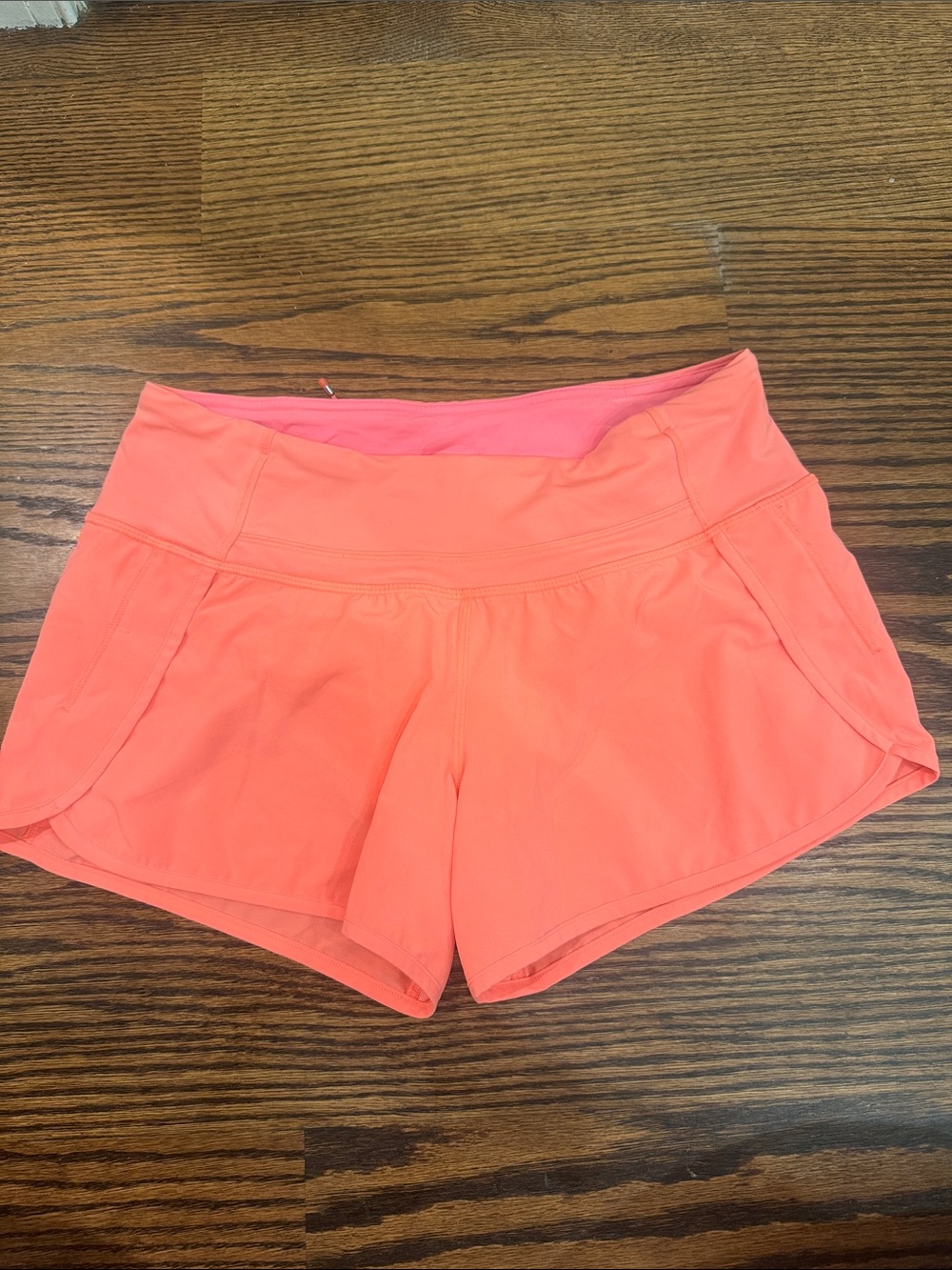 Lululemon Run Times Shorts in Pop Orange Size 6